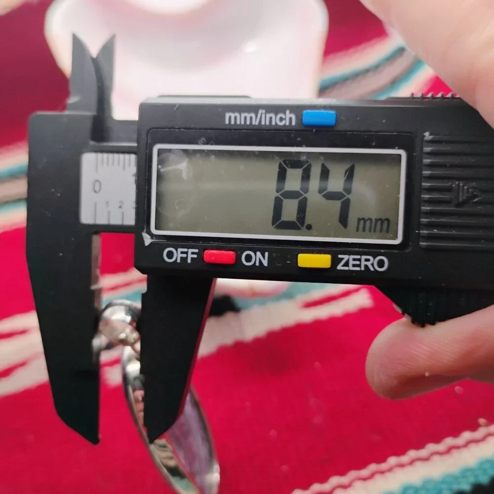 Large Oval Purple Charoite Slab Pendant in Sterling Silver 2 3/4" Long - Picture 7 of 8